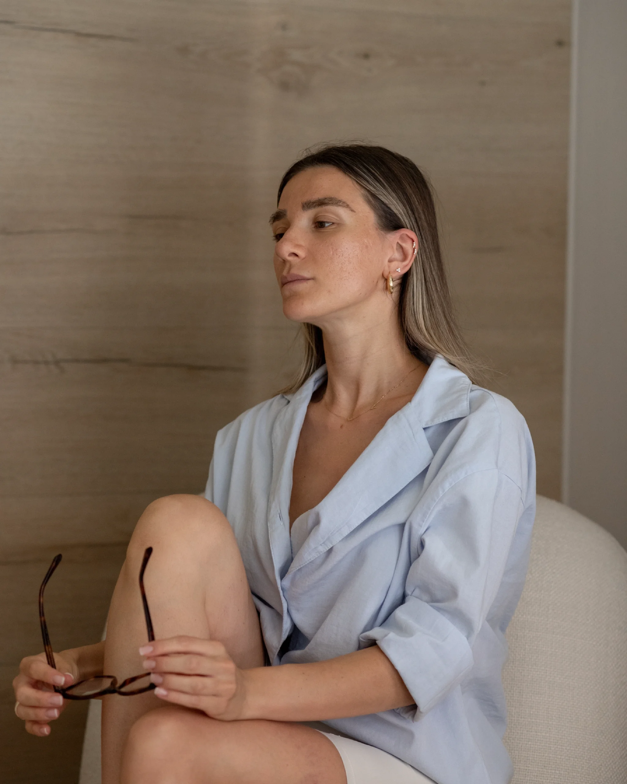 Ritratto di Giorgia, in studio